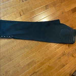 711 studded ankle zipper jeans